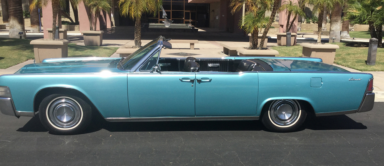 Blue 1965 Lincoln